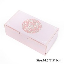 선물포장박스 종이박스 포장상자 사탕 마카롱 포장 StoBag 5pcs 싸바리박스 19, 5개, 라이트 핑크
