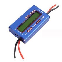 디지털 전력계 와트 미터 파워 미터 DC 60V 100A 밸런스 전압 배터리 검사기, 하나, 푸른