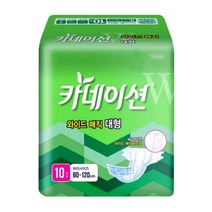 카네이션 남녀공용 (W)와이드 매직대형(겉기저귀) 성인기저귀/패드, 대형, 10개입, 2개