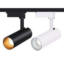 led 옷가게 거실 주방 업소용 가정용 인테리어 조명, 30w 삼색 변광 블랙 케이스