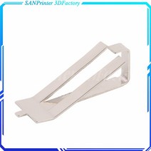 초정밀 스테인레스 스틸 유리 가열 베드 클립 클램프 UM Ender3 빌드 플랫폼 리테이너에 대한 3D 프린터, 02 8pcs