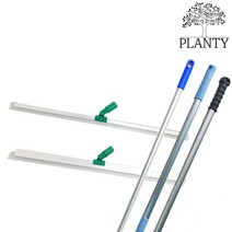 플렌티 라이노 스퀴지 45cm 60cm 75cm 헤드 세트 물 화장실 바닥 스퀴지 청소 물기제거, 1-2라이노스퀴지60cm버튼식알루미늄자루세트