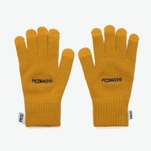 BASIC LOGO SMART GLOVES (MUSTARD)