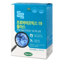 한미헬스 프로바이오틱스 19 플러스 유산균, 60g, 3개