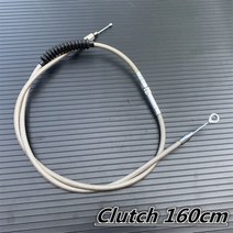 할리데이비슨호환 클러치 라인 140cm/ 160cm/ 180cm For Harley Sportster Iron XL 883 1200 H XL883R P L C Dyna Softai, [05] Silver Clutch 160cm