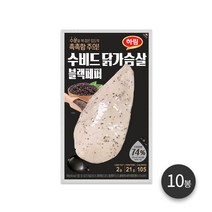 하림 [하림]하림 냉장 수비드 닭가슴살 블랙페퍼 100g 10팩, 단품