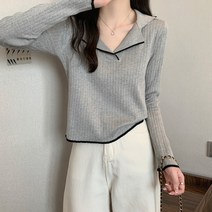 바이제이가먼트 comely 포인 엣지 니트