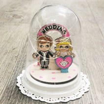 바보사랑 웨딩 일러스트 무드등 만들기 DIY 키트 .펠트박스, 단일속성