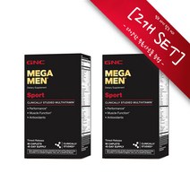 [사은품선택-2개 SET] GNC 메가맨 스포츠 (90캐플렛) GNC Mega Men Sports 90cts, 챱스틱(민트), 1개