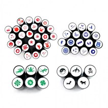 골져스 골프 골프공 스탬프 볼마킹 잘찍혀 도장, 리필용잉크(5ml)빨강