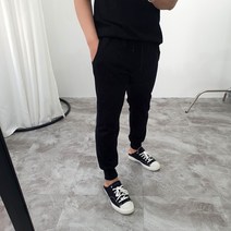 남성 쭈리 면 기본 밴딩 조거팬츠 (S~3XL 사이즈)
