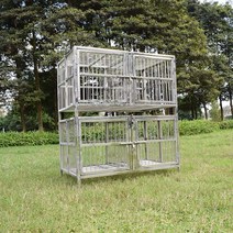 강아지 철제 울타리 동물케이지 3단 파티션 캐비닛, 2단 4칸 길이 108x70x130