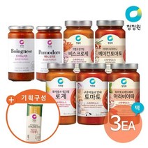 청정원 토마토 스파게티/파스타소스 7종 3개 선택+(증)스파게티면 500g원산지: 상세설명참조, 2. 토마토 600gx2개+아라비아따