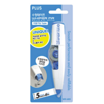 플러스수정테이프리필 WH-605R WH-604R 5mmX6m 4.2mmX6m 사무용수정테이프, 플러스테이프WH-605(청색)5mm