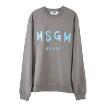 [라벨루쏘] [MSGM] 3140MM513 217599 92 브러쉬드 로고 남성 맨투맨