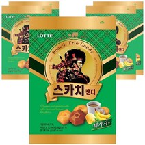 롯데제과 스카치캔디 세가지맛, 126g, 5개