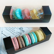[소행섬] 마카롱박스 블랙, 50매입