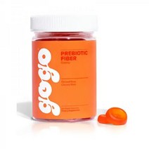 GOGO Fiber 이눌린 섬유 60 Gummies for Adults Prebiotic Chicory Root Inulin Fiber Supplement