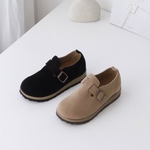 프리티슈 (국내제작) 남여 공용 스웨이드 버캔 로퍼 플랫 2.5cm