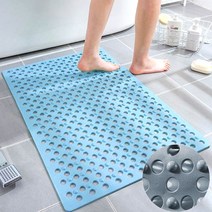 리빙블러썸 논슬립 화장실 미끄럼방지 매트 지압판, 블루