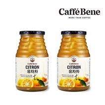 [카페베네] 깊고 진한 과일청 유자차 1kg + 1kg / 총 2kg