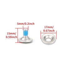 스노우보드바인딩부품 스노우보드바인딩 버튼바인딩 1세트 M6 부품 고정 스키 액세서리 안티 슬립 내구성, 01 1 set