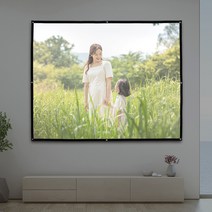 이동형 빔프로젝터 스크린(203x152cm) 사무실빔스크린, 상세 참조