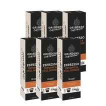 그라인더 커피 캡슐 에스프레소 10개 Grinders Coffee Capsules Espresso Caffitaly System, 6팩