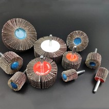 1pcs 샌드페이퍼 그라인딩 플랩 휠 디스크 로터리 셔터 폴리싱 헤드 맨드릴 버핑 휠 샌드 임펠러 에머리 천 연마제, 80x25x6(80방)