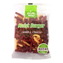 바우와우 모이스트 양고기 버거 강아지 간식 100g, 85개