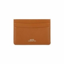 A.P.C.(아페쎄) 명품에이피씨 APC 아페쎄 남성 안드레 로고 브라운 카드지갑 S 582455