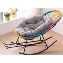 아카풀코 라탄 의자 야외 테라스 아카풀코의자 아카풀코체어 계란의자 디자인의자, 표준/린넨/칼집