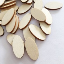 우드버닝 나무 라운드 공백 디스크 미완성 원형 조각 컷 아웃 스마스 공예 태그 품 50 개, 50개