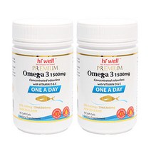 하이웰 프리미엄 오메가3 1500mg 원어데이 90소프트젤, 90정, 2개