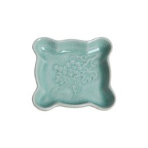 청자 다식접시 겸 초장기(포도)