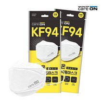 케어온 KF94 황사방역용 마스크 대형 화이트, 1개, 1매입