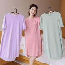 도비러비 여성 단색 실크 원피스