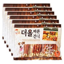 메가펫 더올바른 강아지간식 300g x6개, 6개, 오리우유껌