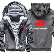 농업용 부품 기계 2022 Massey Ferguson Hoodie 남성용 지퍼 코트 양털 농업용 트랙터 운동복 캐주얼 솔리, 05 as picture4_06 XXXL