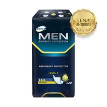 테나 맨 20매(레벨2) 1팩 남성전용 성인기저귀, 20매