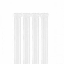 스트로우 사선 버플티 투명 개별포장 12 25cm 3000개 빨대스틱, 단품, 단품