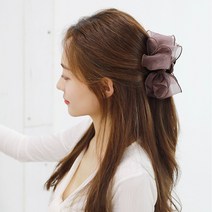 왕리본 여신왕국 헤어 집게핀 명품 대형 머리핀 올림머리 삔 긴머리 빅 헤어핀 -소