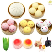 도도앤뉴 말랑이 13종 모찌 클레이 주물럭 심쿵란 스퀴신 촉감놀이 장난감 모음, 9)해양(복어)