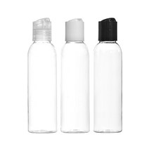 프레스캡 120ml 150ml 200ml 250ml 300ml 500ml 똑딱이캡 공병 화장품, 120ml투명 검정캡