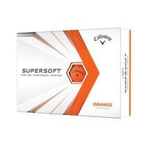 Callaway 수퍼소프트 골프공 화이트 104385, 2023 Version, Orange
