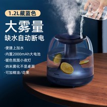 가열식가습기 웰포트 가열식 가습기 휴대용 무음 침실﻿RT-A500, 네이비 [간편 수분 롱 가습]