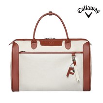캘러웨이 22 필리 여성용 골프 보스턴백, 베이지/브라운