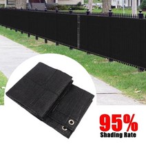 옥상그늘막 차광막 타프 천막 black hdpe anti-uv shading net, 검은색, 0.8x2m