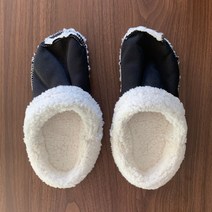 겨울 방한 실내화 탈부착 크록스 호환 뽀글이 퍼 내피 기모 털안감