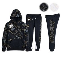 나이키조던주니어 (140-170) 홀리데이 약기모후드티 팬츠 트레이닝복 N224SW317P+PT319P 플레이키즈프로CH